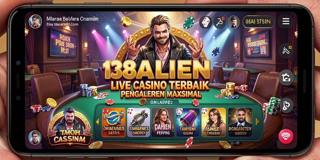 Screenshot gameplay Live Casino yang mendebarkan di 138ALIEN.