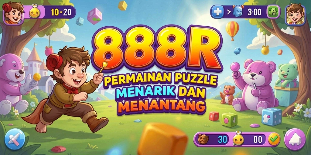 Tampilan gameplay <strong>888R</strong> yang penuh warna dan menarik.