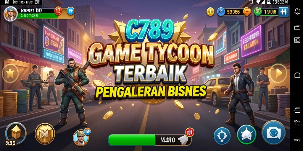 Tampilan gameplay C789 yang mendebarkan saat membangun bisnis.