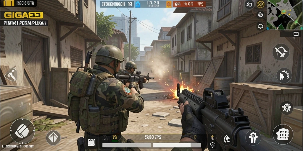 Tampilan menarik dari gameplay GIGA33 yang penuh aksi.