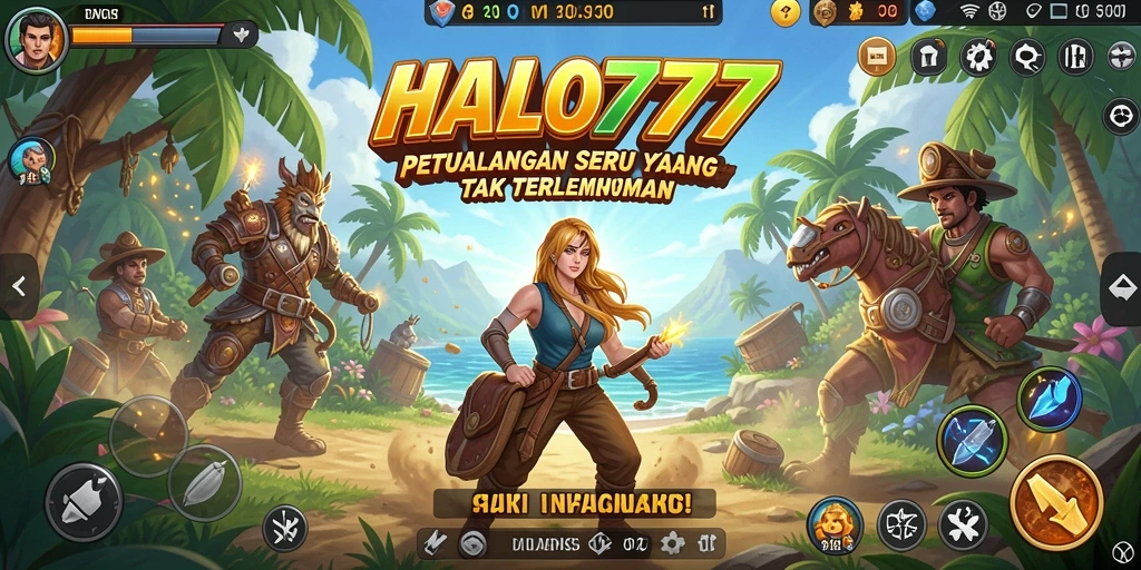 Screenshot gameplay HALO777 yang menampilkan aksi petualangan seru dan grafis memukau.