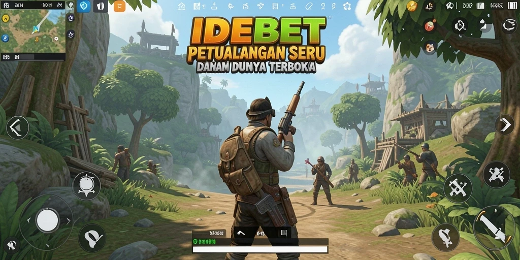 Gameplay IDEBET menunjukkan eksplorasi dinamis di dunia terbuka.