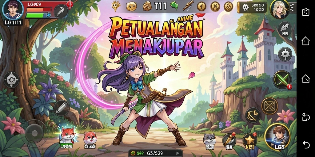 Tampilan gameplay LG111 yang penuh aksi dan grafis menawan.