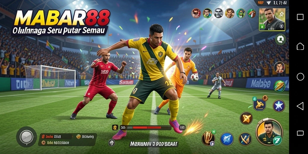 Gameplay seru MABAR88 dengan aksi olahraga yang mendebarkan.