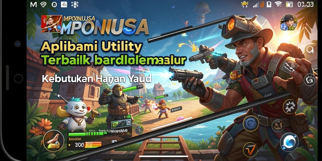 Screenshot utama MPONUSA menampilkan antarmuka aplikasiUtility yang intuitif dan mudah digunakan.