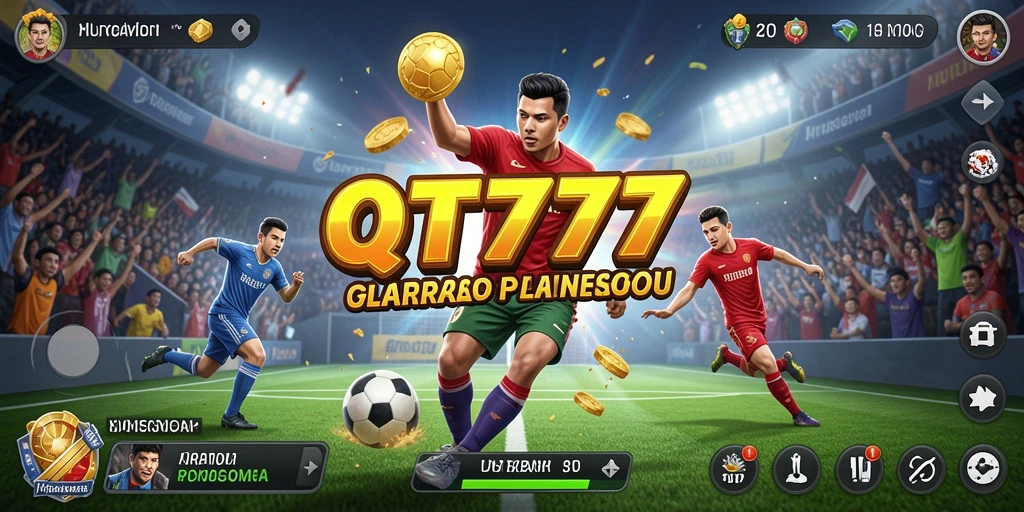 Tampilan gameplay QT777 yang penuh aksi dan kompetisi olahraga.