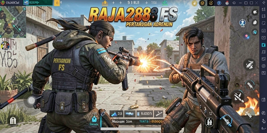 Tampilan gameplay intens RAJA288 yang menarik dan mendebarkan.