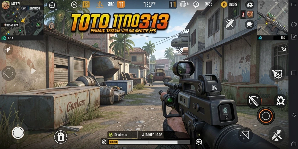 Gameplay seru TOTO313 dalam pertempuran FPS.