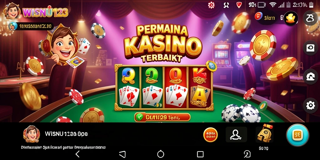 Screenshot utama menampilkan gameplay seru dari WISNU123.